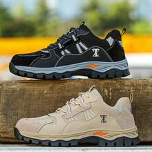 Botas industriales con puntera de acero para hombre, Antideslizantes y Resistentes, Athletic, Fitness, Sportswear, street style, workout outfit - Caqui - Ver 10