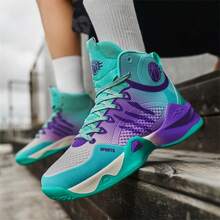 2025新款百搭篮球鞋，舒适防滑男士运动鞋，摩擦鞋底减震男士休闲鞋，户外厚底增高鞋，称霸篮球场、操场、跑步鞋 - 月色 - 查看 6