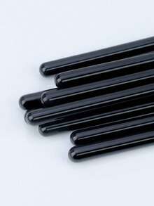 5/10 piezas Pinceles de maquillaje planos y redondos ultra planos, pinceles de maquillaje planos, pinceles de cejas, pinceles planos para labios y correctores, juego de pinceles de maquillaje multifuncionales de fibra sintética para aplicar, mezclar y pulir base, corrector, rubor, contorno y polvos.