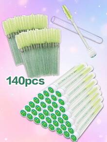 Waloshow 50pcs/Set Reusable Eyelash Brush With Tube, Spiral Eyelash Comb With Container, Disposable Eyebrow Brush Wholesale - Multicolor - View 24