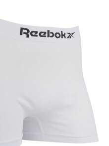 Kit 6 Original Reebok Men's Boxer Briefs Box Microfiber Comfortable Premium Adult - 白色 - 查看 4