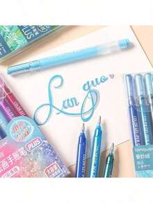 Languo Acrylic Painting Special Hand Pen Plus Version, Super Large Capacity Metallic Gloss Gel Pen, 1.0mm Stainless Steel Pen Head Design, Ink Flow Smoothly, Suitable For Students To Draw, Take Notes Back To School - Multicolor - View 8