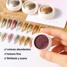 Líquido para uñas con brillo perlado y textura metálica - Por defecto - Ver 4