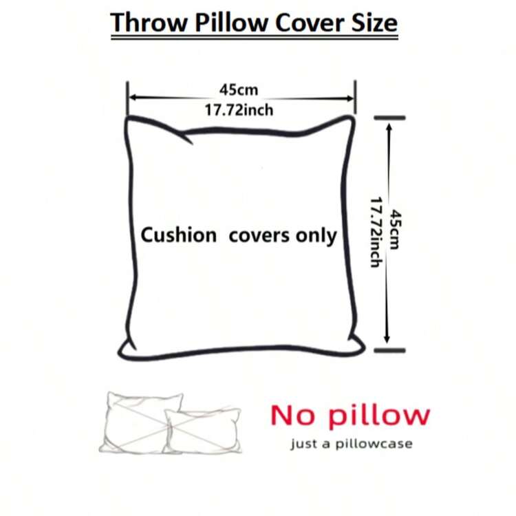 1 件条纹雪尼尔面料刺绣装饰枕套，北欧风格简约装饰，适用于卧室、客厅、沙发、户外、节日（无填充物） - 雪尼爾抽象線 - 查看 2