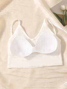 3pcs/Set Women's Criss-Cross Backless Wireless Bra - Multicolor - View 4