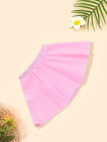 女童芭蕾舞裙，儿童公主舞裙 - 粉色 - 查看 3