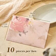 10 قطع من الأظرف ذات النمط ثلاثي الأبعاد، بطراز مجرد، بنمط إنستغرام، بملمس مُنقّش، أظرف شخصية، أظرف دعوات راقية. مناسبة لرسائل الحب والمراسلات الرومانسية والرسائل البليغة والملاحظات السرية والأعراس والحفلات والتصاميم الرجعية والأزياء والدعوات الزفاف ذات الموضوع الزهري وأظرف بطاقات أعياد الميلاد/العطلات وأظرف رسائل الشكر وأظرف الألبومات/الصور