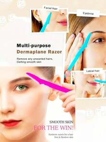 12 Pieces, The Hot-Selling Multi-Purpose Lint Remover Is Here! Sharp Stainless Steel Blades With Pink / Blue / Yellow / Mint Green Color Fresh Shell, Fragrance-Free And Gentle Formula. No Accessories Needed To Cover Eyebrows, Face, Arms, Legs And Other Parts Of The Body, Delicate Blades Fit The Contours Of The Skin, Easy To Remove Stray Hairs, Trimming Hairs. Durable Material + Ergonomic Design, Europe And The United States Pop-Up Full-Body Beauty Tools, A Set Of Fine Hair Removal From Eyebrows To The Body, So That The Frizzy Skin Into Smooth In Seconds, Home Beauty Must-Have!