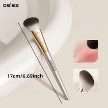 OEIEZ 1 Peça Pincel de Maquiagem de Alumínio Profissional, Pode Ser Usado como Pincel de Pó Solto, Pincel de Blush, Pincel Iluminador, Pincel Contorno, Pincel de Maquiagem Multifuncional Ultra Macio, Com Fibra Macia para Facilidade, Pincel de Maquiagem Adequado para Viagem, Presente para Mulheres e Meninas, Pincel de Base, Pincel Corretivo, Pincel de Blush, Pincel Contorno, Pincel de Blush, Pincel Bronzeador, Pincel de Pó, Pincel de Base, Pincel de Blush - Multicolorido - Visão 14