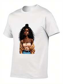 Camisetas de poder de talla grande: mangas cortas inspiradas en streetwear hasta 5XL - Existencias limitadas - blanco - Ver 4