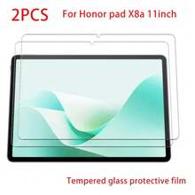 2 Packungen Tablet-Bildschirmschutz für Honor Tablet X7 8,7 Zoll Modell 2025 - Gehärtetes Glas, kratzfest und fingerabdruckresistent, Vollflächenschutz, erzeugt eine glatte Oberfläche, Tablet-Zubehör, Tablet-Schutz, modisches Tablet-Design, Tablet-Schutzfolie, geeignet für Honor Pad X Bildschirmschutz