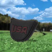 美国高尔夫球杆推杆套高尔夫球杆头套高尔夫配件高尔夫用品限量版 - 黑色 - 查看 3