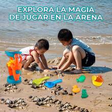 ELE-GATE Molino de  Grande – Set de Juguetes de Playa para Niños - Multicolor - Ver 2