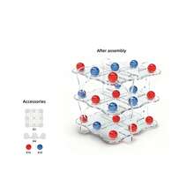 3D Tic Tac Toe Game For Kids, Indoor Entertainment, Creative Intellectual Stress Relief, Advanced Logic Reasoning And Strategy Training, Family Leisure Interest Cultivation, Parent-Child Interaction Toy, Suitable For 3-12 Years Old Boys And Girls, Birthday And Holiday Gift - Multicolor - View 12