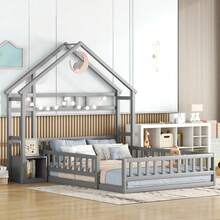 Kids Bed Frames, Headboards & Footboards - Grey - View 3
