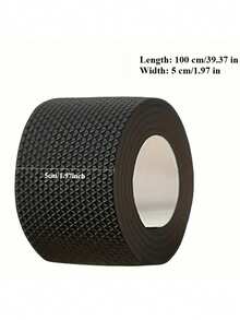 1 Roll Thick Anti-Slip Wearable Shoe Sole Sticker - Abrasion Resistant For Heels, Sports And Sandals Suitable For High Heels,Sports Shoes And Sandalssuitables For High Heelshoes. Noiseless Odorless Black Textured Surface Enhances Grip Shoe Accessories, Shoes Sole For Women Insulation,Galentines,Puppy,Carnival,Party Decorations