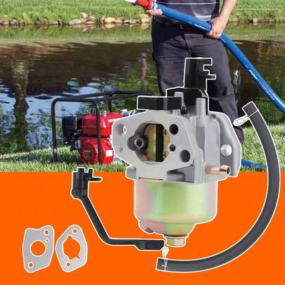 Carburador de cortadora de motor apto para GX120 GX160 GX168 GX200 5.5HP 6.5HP Tubo de combustible Junta del motor 2KW - 3KW Generador