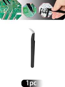 3pcs/Set Precision Tweezers & Sticker Tweezers Kit - Antistatic Stainless Steel, Ergonomic Antistatic Handles, Suitable For DIY, Jewelry Making, Electronics Repair,Stickers, Scrapbooking, Vinyl, Eyelashes, Electronics, Multicolor