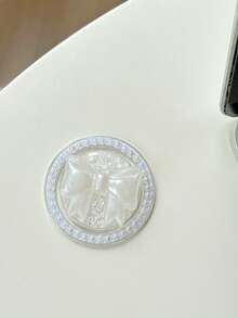 1 Magnetic Bow, Glitter And Sequined Mobile Phone Sliding Stand, A Girlish Telescopic Stand, A Gift For Your Girlfriend, Best Friend, Family And Colleagues