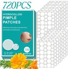 36/360/720pcs Hydrocolloid Acne Pimple Patch - Day And Night Spot Stickers, Gentle And Non-Irritating - Waterproof And Breathable, Concealing Acne Patches And Covering Blemishes, Facial And Skin Care Acne Patches - Invisible, Ultra-Thin Must-Have