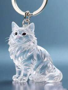 迷你宠物毛发收纳盒，透明猫毛收纳盒挂件，狗狗毛发收集器钥匙扣，透明毛发收纳盒，猫毛收纳瓶钥匙扣，可爱动物毛发收纳挂件，包包挂件，狗狗毛发收纳胶囊，汽车钥匙扣，手机挂件，宠物爱好者的最佳礼物，送给爱人、朋友、家人、老师的创意礼物，返校必备，节日和周年纪念礼物（仅含盒子） - 彩色 - 查看 7