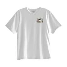 Playera unisex Jabali figura animada - Blanco - Ver 1
