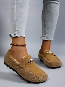 STEPREACH Women's Autumn/Winter New Breathable Comfortable Warm Casual Ankle Boots,Fur Boots - Khaki - View 6