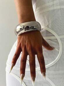 1 件袖口手镯、金手镯、宽手镯、粗手镯、手镯套装、宽手镯、女士手镯、送给她的礼物