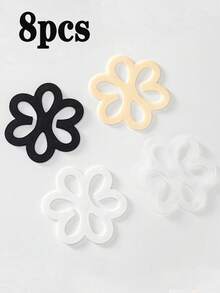 1/4 chiếc kẹp dây áo ngực hình hoa, kẹp điều chỉnh dây áo ngực vô hình không trượt, phụ kiện nội y nữ phù hợp cho đồ lót, chăm sóc cơ thể, du lịch, thể thao, ngoài trời, nhà cửa, cắm trại nghỉ lễ, kỳ nghỉ biển, đồ dùng học tập - Nhiều màu - Xem 13