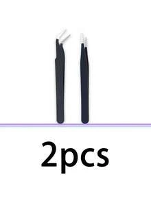 8/4/2 Pieces Stainless Steel Sticker Tweezers, Cute Craft Tweezers For Stickers, Scrapbooking, Vinyl, Eyelashes, Electronics, Multicolor