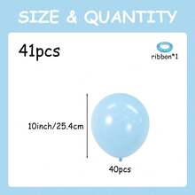 Globos azul pastel de 5/10/12/18 pulgadas, globos de látex gruesos de color azul claro pastel, cielo aqua, para decoración de graduación, baby shower, bautizo, revelación de género, bodas, Pascua, cumpleaños, despedida de soltera - Celeste - Ver 29