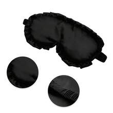 Soft Flowers Style Sleep Mask Eye Shade Cover For Light For Travel 1 Pc - 黑色 - 查看 3