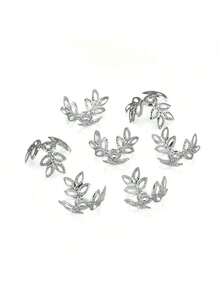 30pcs/50pcs/100pcs Vintage Six-Petal Flower Bead Caps, Jewelry Making Spacer Beads, For DIY Bracelets, Earrings, Necklaces, Craft Making