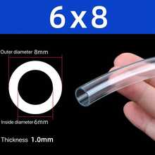 1 PC 3M Clear PVC Hose 4-30mm ID, Customizable Length Heavy-Duty Flexible Tubing For Garden Watering Aquariums