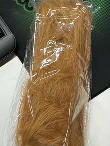 Tira de tela de piel de felpa artificial - Pelo rizado recortado previamente para barbas de gnomos, disfraces de cosplay y decoraciones, para decorar el dobladillo de faldas, material de ribete de piel artificial