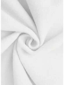 Sudadera mujer estilo casual flores arte impresión creativa poliéster gris ajuste holgado capucha manga larga otoño invierno uso diario sudadera - Blanco - Ver 3