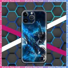 Étui de téléphone Terre Arbre Ombre E-Elden Ringe en acrylique doux compatible avec iPhone 17 Air, 16 E, 15, 14, 13, 12, 11 Plus, Mini, Pro, Max. Étui compatible avec iPhone 17 Pro Max, 17 Pro, 17, 16 Pro Max - Noir3 - Voir 2