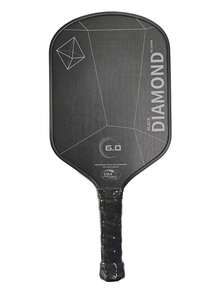 6.0 Double DIAMOND T700 16MM PRO Carbon Fiber Textured Matte Spin Pickleball Paddle, Multiple Colors, Adult Professional Competition Paddle - Multicolor - View 1