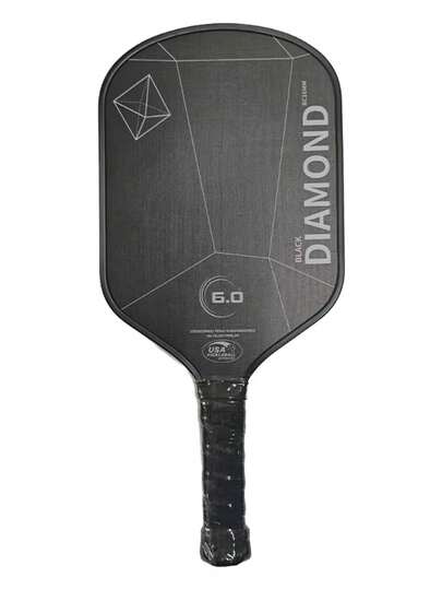 6.0 Double DIAMOND T700 16MM PRO Carbon Fiber Textured Matte Spin Pickleball Paddle, Multiple Colors, Adult Professional Competition Paddle