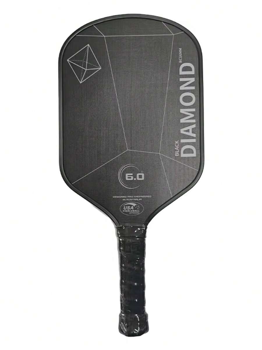 6.0 Double DIAMOND T700 16MM PRO Carbon Fiber Textured Matte Spin Pickleball Paddle, Multiple Colors, Adult Professional Competition Paddle - Multicolor - View 1