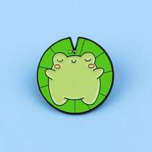 Frosch Zitat Emaille Brosche - Süßer Anstecker für Rucksäcke und Kleidung, Weihnachtsgeschenk