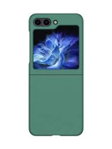 1pc Time,A Pc Investigation Hand Machine,Protecting And High Quality For: SamsungGalaxy Zflip 3/Zflip 4/Zflip 5/Zflip 6/Zflip 7/Oppofind N2 Flip/N3 Flip/Razr 50 Ultra/Razr 50/Vivo X Flip/HUAWEIP50 Pocket/ Razr 50/ Razr 40 Ultra/ Razr 40/ Razr 50 Ultra/Honor Magic V Flip Waterproof Shockproof Anti-Fall Scratch Resistant - Dark Green - View 10