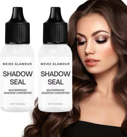 2 Piezas Primer Shadow Seal Profesional Líquido Larga Duración Aceite Convertidor de Maquillaje en Waterproof Larga Duración Primer Gotero Shadow Seal Dúo