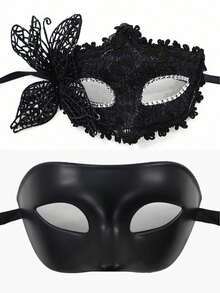 Women Masquerade Mask Party Mask Half Face Mask For Valentine's Day, Multi-Color Floral Party Masquerade Mask, Fashionable Half Face Mask Prop For Parties, Celebrations, Performances, Fits Various Holidays And Events, Mysterious, Valentine's Day, Christmas Gift, Halloween Gift - Multicolor - View 3