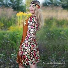 1970s, 1960s, Hippie Costume Set, 1970s, Women's Clothing Accessories, Girls' Disco Dresses, Horse Jackets, Leggings Accessories Set,Halloween Party,For Christmas Parties, Carnival Partiesparty Dressing Up, Holiday Gift, Partywear,Festival Outfit,Floral,Vintage,Grown Women Outfits - 彩色 - 查看 4