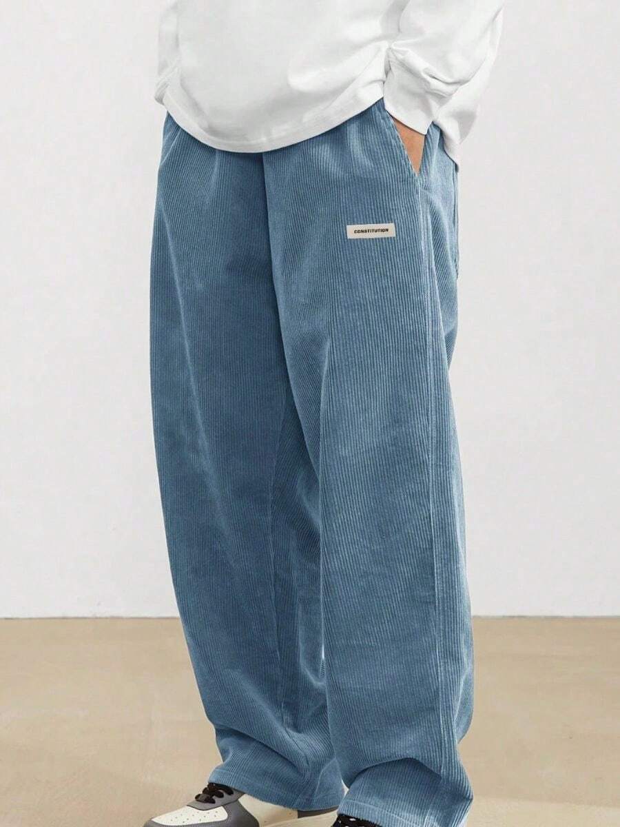 Men Pants - Blue - View 1
