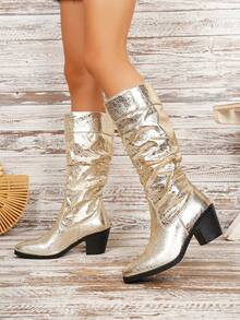 Plus Size Women's Fashion Tall Boots