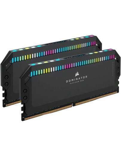 CORSAIR Corsair DOMINATOR PLATINUM RGB DDR5 RAM 32GB 64GB 6000 7200 7600MHz Intel Optimized Desktop Memory DHX Cooling XMP 3.0