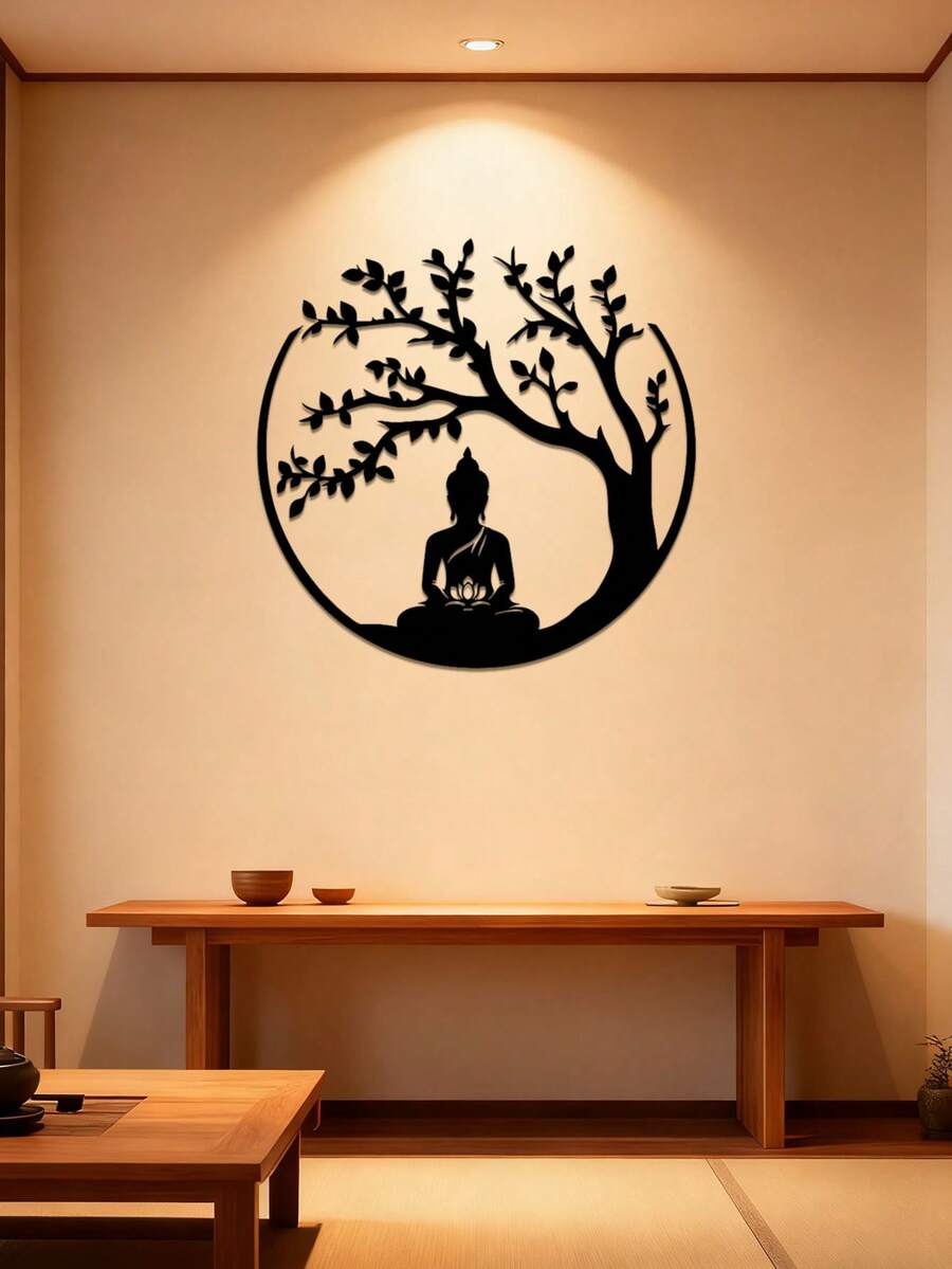 Image showcasing 3 Sizes Available!Om Mandala Metal Wall Art, Inspirational Wall Art ...