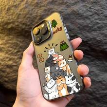 Funda de Teléfono Árbol de Navidad, Compatible con 15/15 Plus/15 Pro/15 Pro Max, 14/14 Plus/14 Pro/14 Pro Max, 13/13 Pro/13 Pro Max, 12/12 Pro/12 Pro Max, 11/11 Pro/11 Pro Max, 7/8 Plus, Xr/Xs Max - Colores mixtos - Ver 4